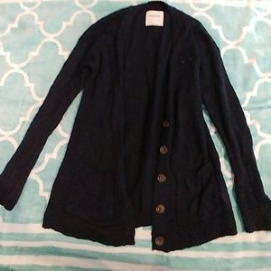 Abercrombie Navy Cardigan